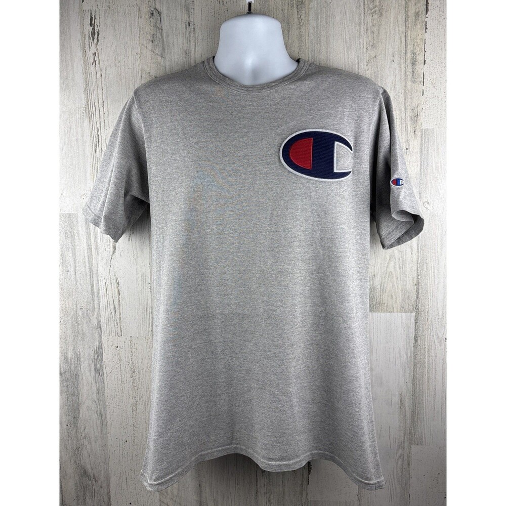 Vintage Champion Embroidered Logo T-Shirt Large (19”x29”)